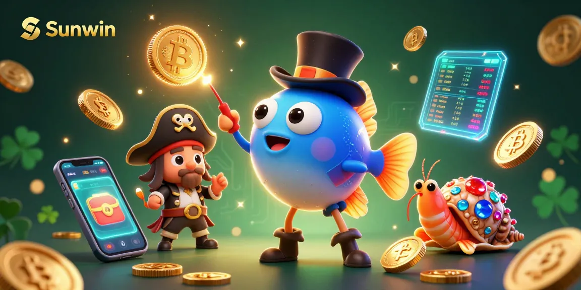 Experience thrilling wins at Sunwin with engaging characters and magical gold coins!