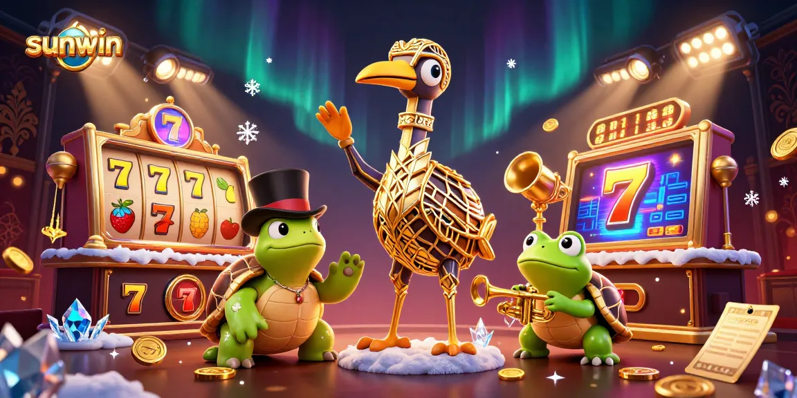 Engage in vibrant slots action with sunwin's flapper-style characters and dazzling elements.