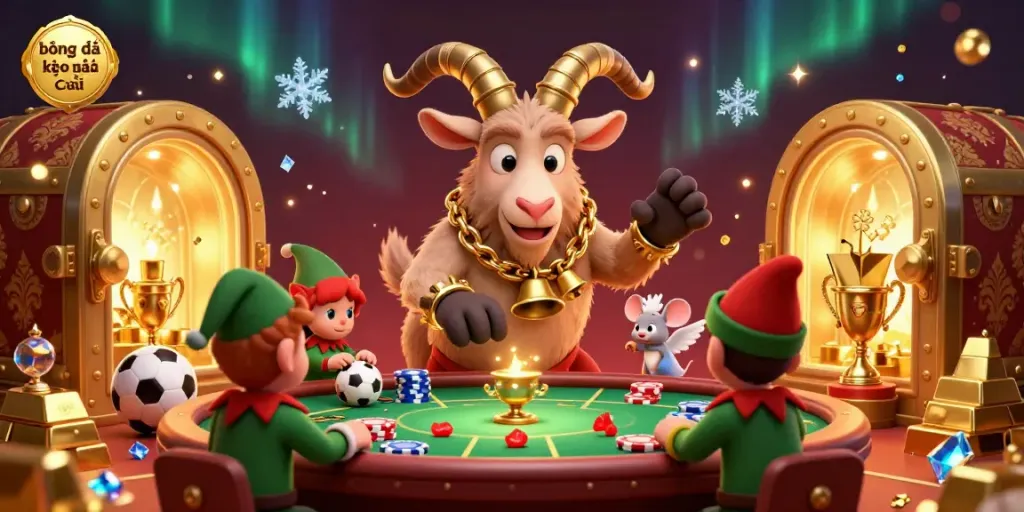 Experience the excitement of bóng đá kèo nhà cái with our vibrant casino scene featuring animated characters.