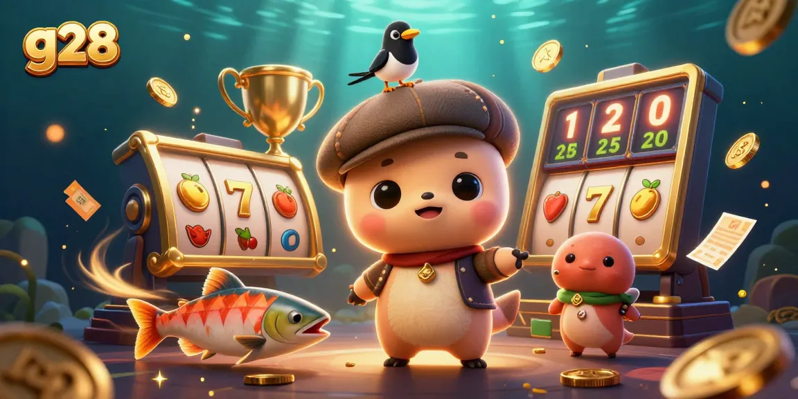 Engage with g28's immersive slots world featuring playful Nessie and dynamic gambling elements.