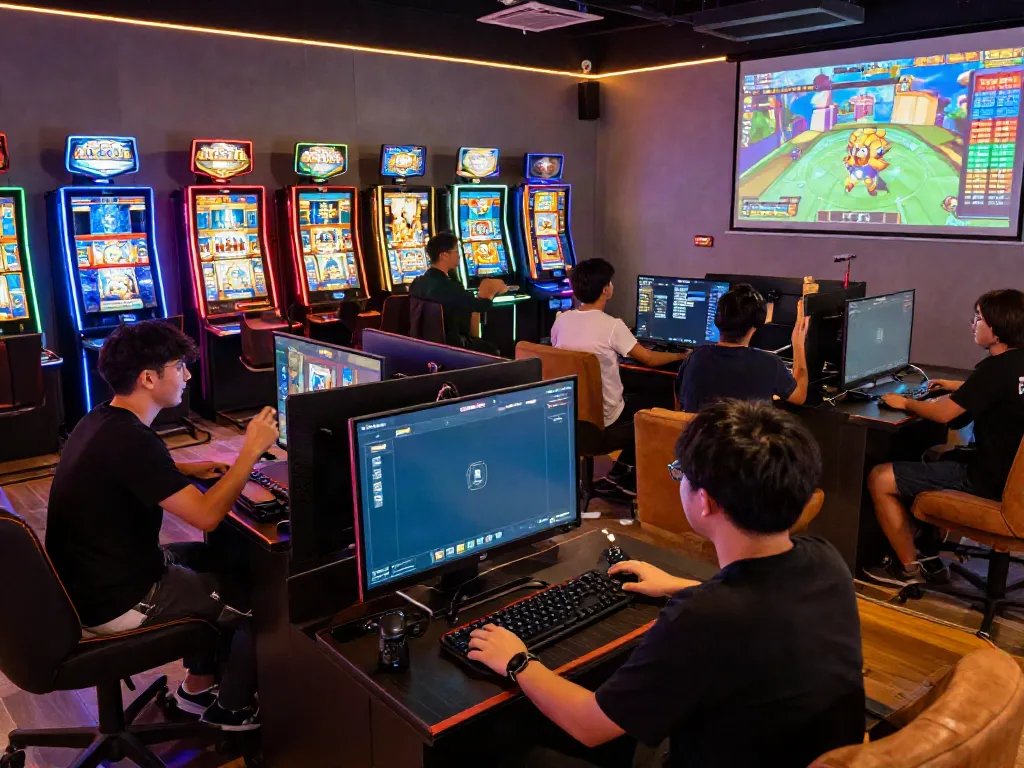 Join the excitement at Hitclub gaming lounge, featuring vibrant LED lighting and engaging gameplay at https://hitclub3.io/.