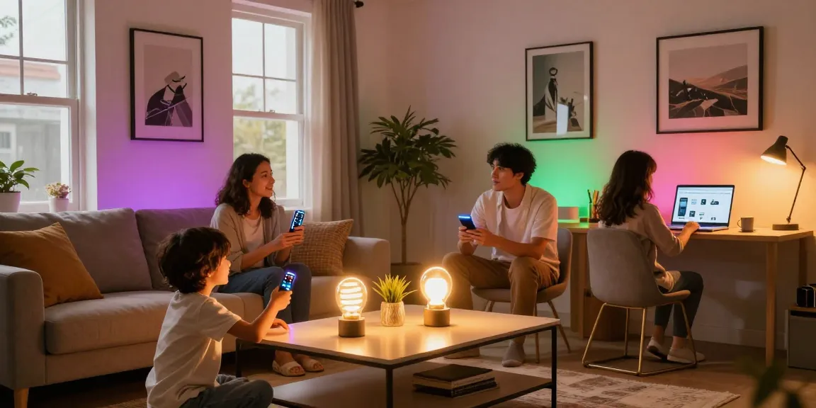 Banda LED aplicată în living modern cu iluminat eficient energetic