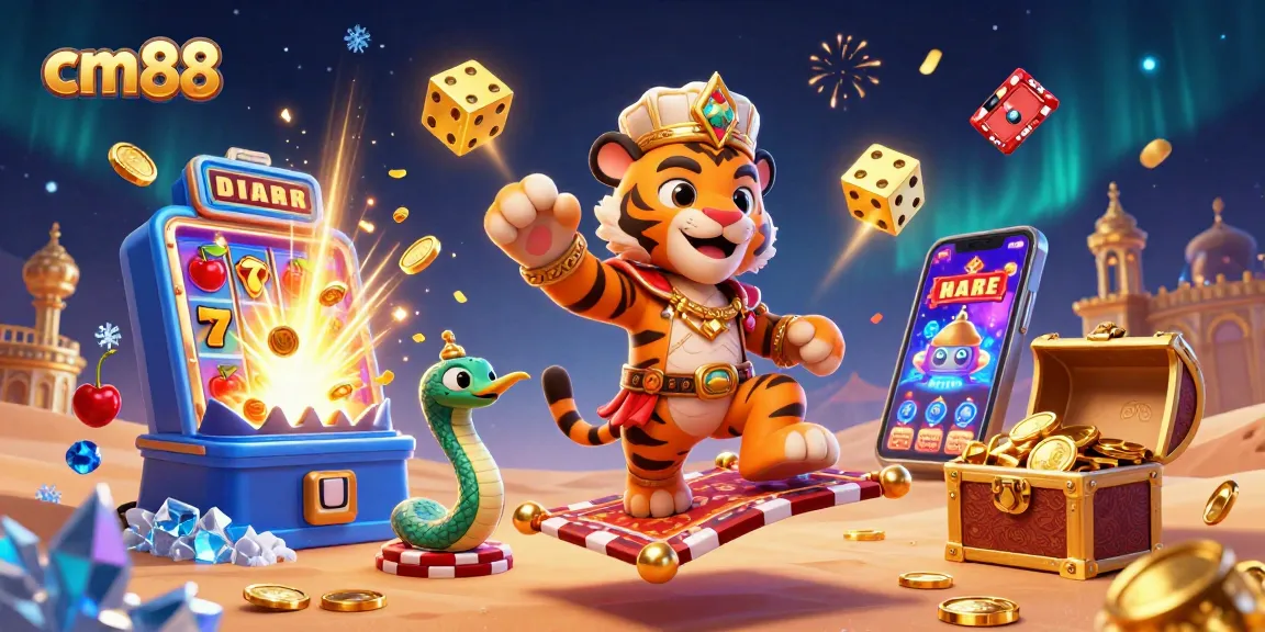 Experience thrilling moments at cm88 with a tiger sultan and a magical slot explosion.