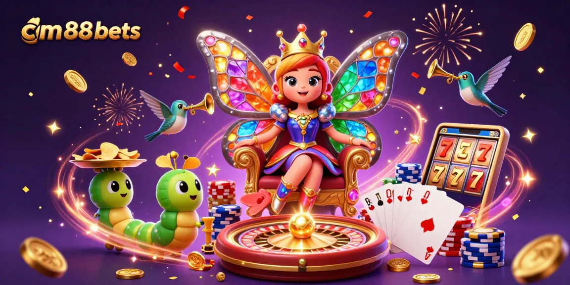 Experience excitement at cm88bets with vibrant casino visuals and enchanting characters.