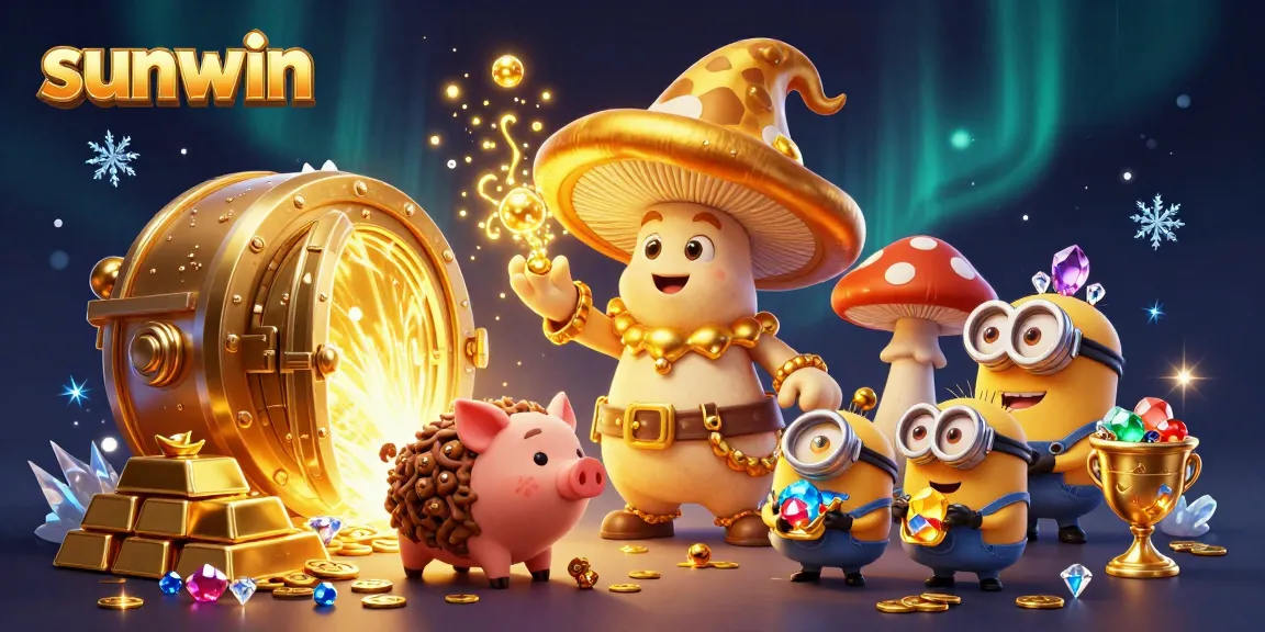 Spin to victory with sunwin's magical gaming experience featuring golden treasures and enchanting characters.