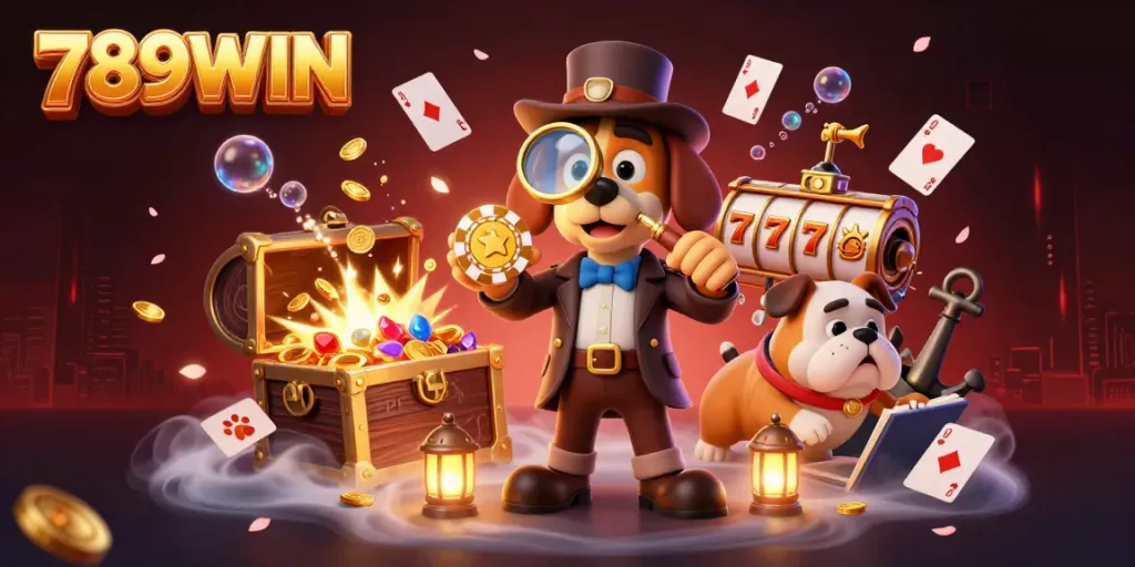 Experience thrilling excitement with 789WIN as the detective dog duo uncovers hidden casino treasures!