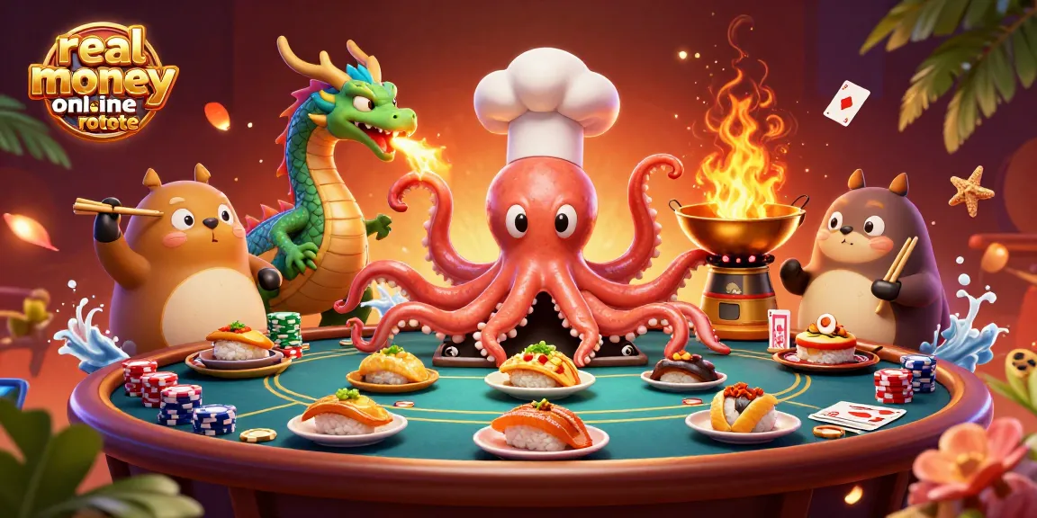 Experience the thrill of real money online roulette with dynamic 3D casino illustrations.
