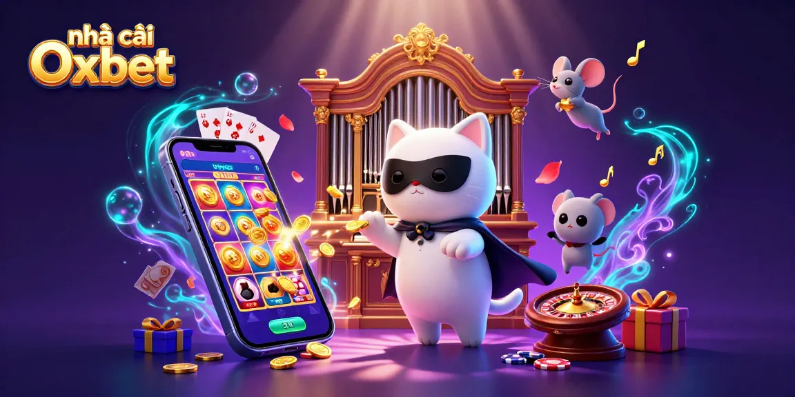 Experience thrilling gaming at nhà cái Oxbet with vibrant casino elements and dynamic characters.