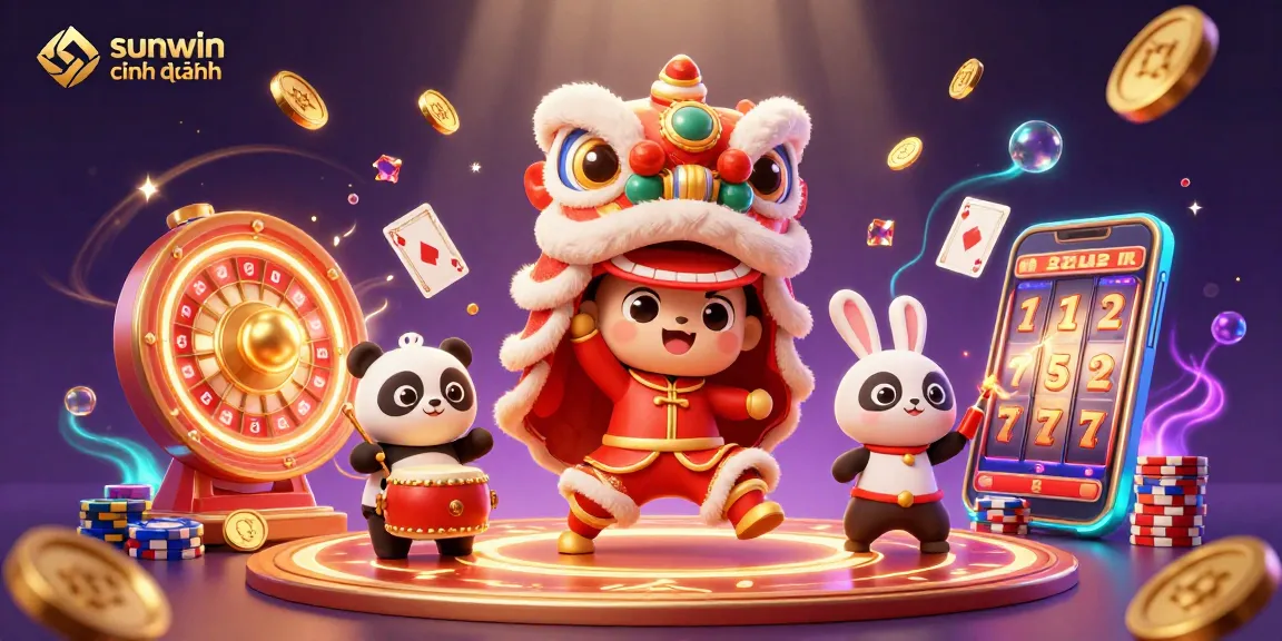 Experience thrilling gameplay at sunwin chính hãng with festive characters and dynamic gaming elements.