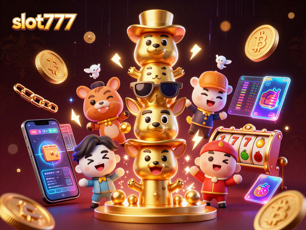 Engage with slot777's exciting 3D slots featuring vibrant animations and dynamic cryptocurrency elements.