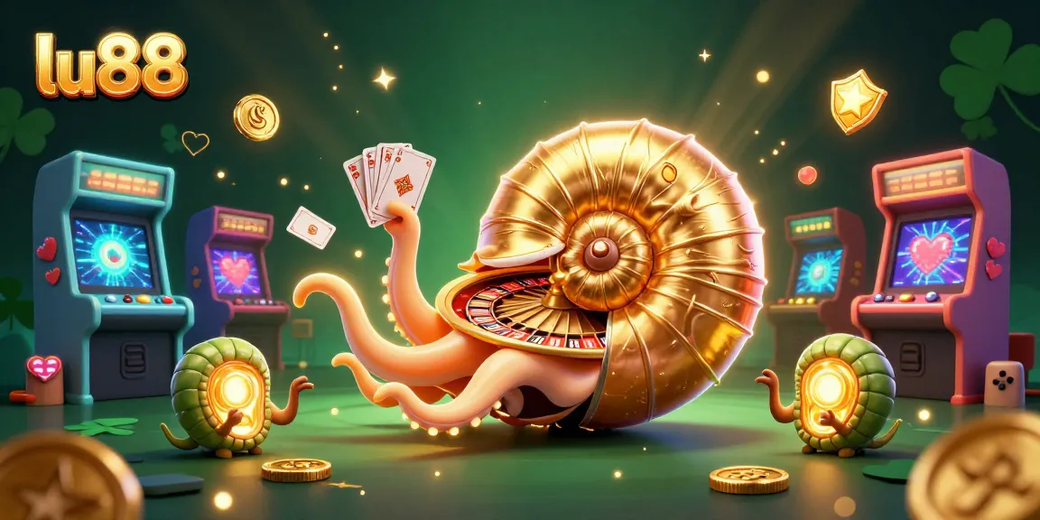 Experience the excitement of lu88 gaming with a vibrant 3D casino scene