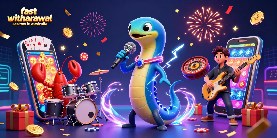 Experience fast withdrawal casinos in Australia with lively underwater gaming characters