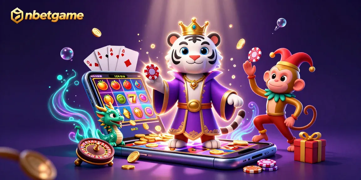 Experience nbetgame with a captivating scene showcasing a playful casino atmosphere.