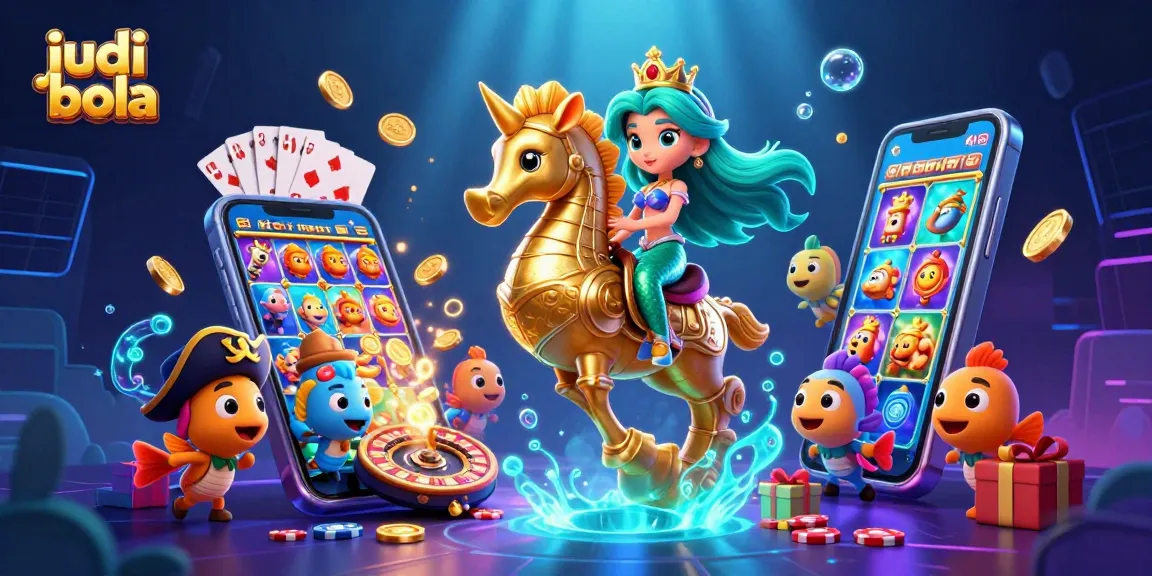 Experience judi bola excitement with vibrant mermaid-themed casino action